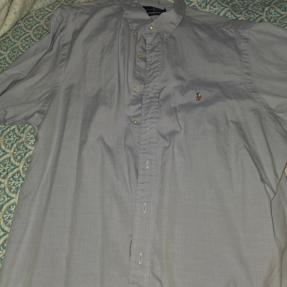 Ralph Lauren Light Blue Button-Down Shirt
